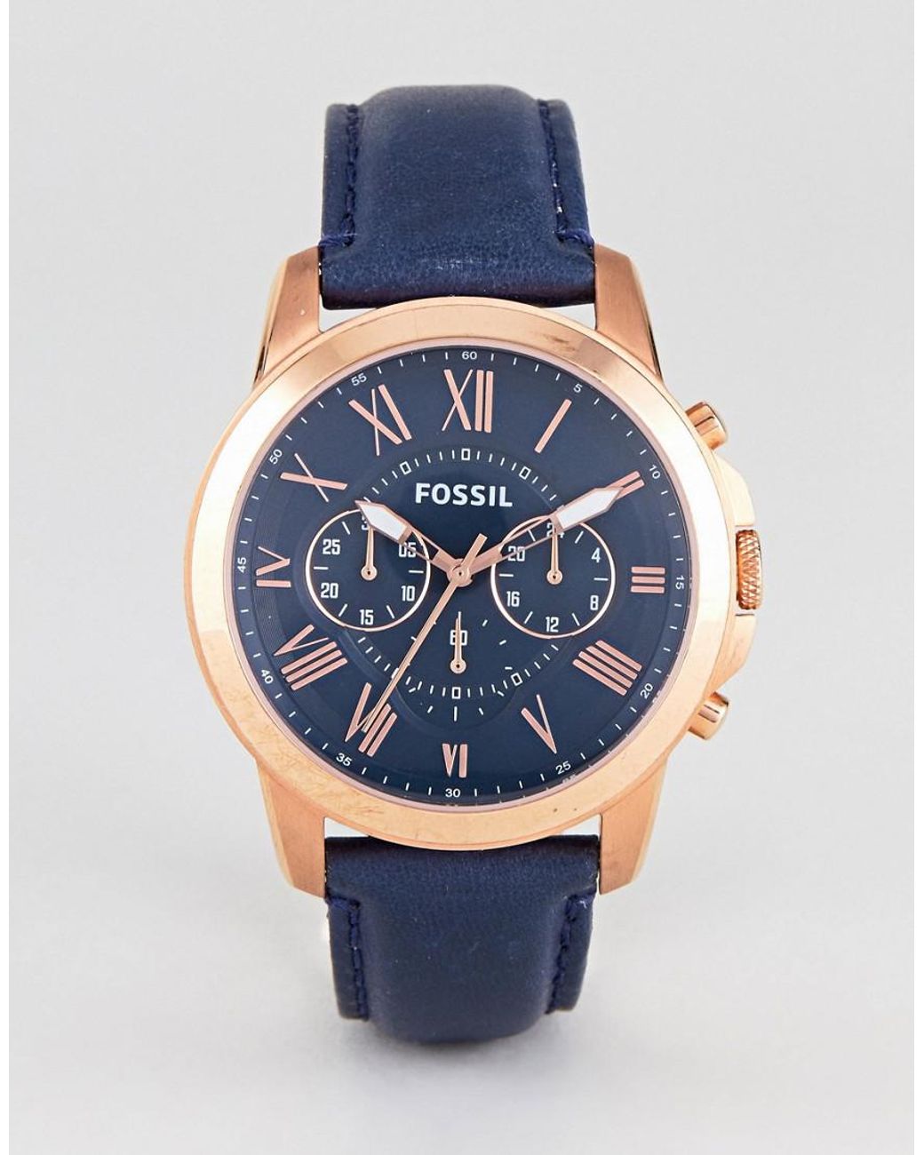 Fossil Fs4835 Grant Chronograph Leather 