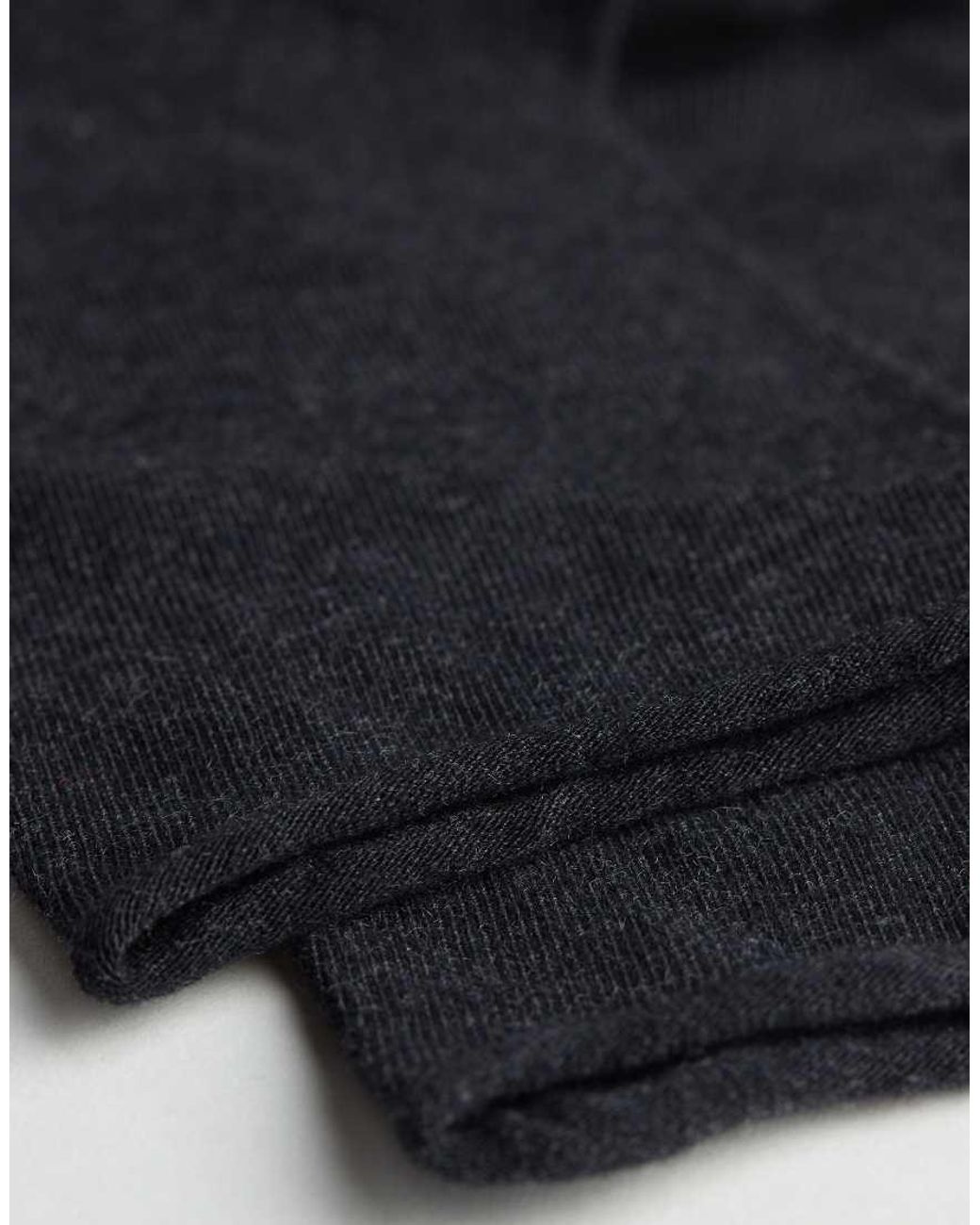 Calzedonia Black Non-Elastic Cotton Ankle Socks