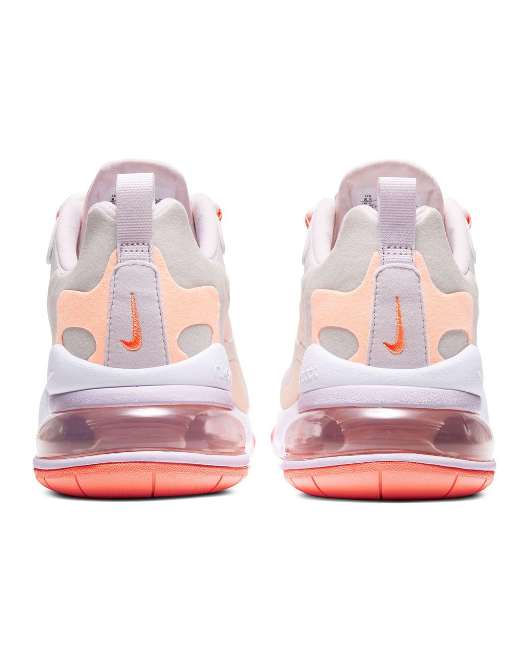 nike 270 react peach