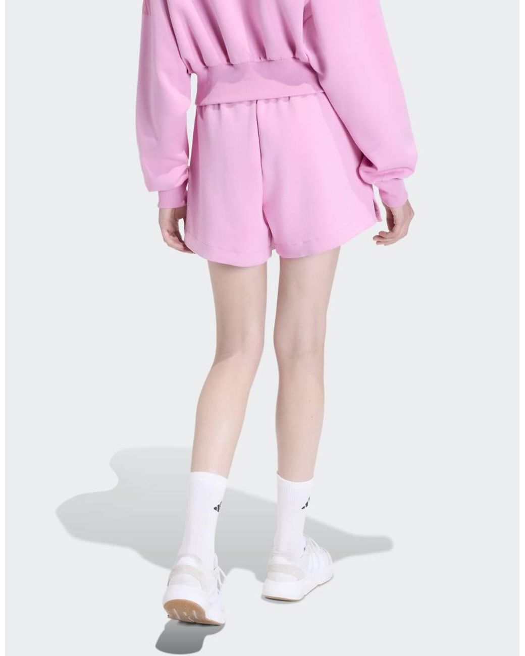 Adidas Originals Pink Soft Lux Loose Shorts