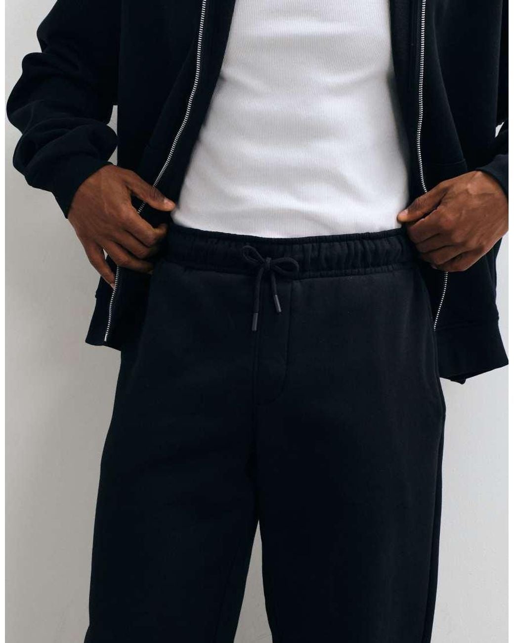 ASOS Blue Essentials Oversized Joggers for men