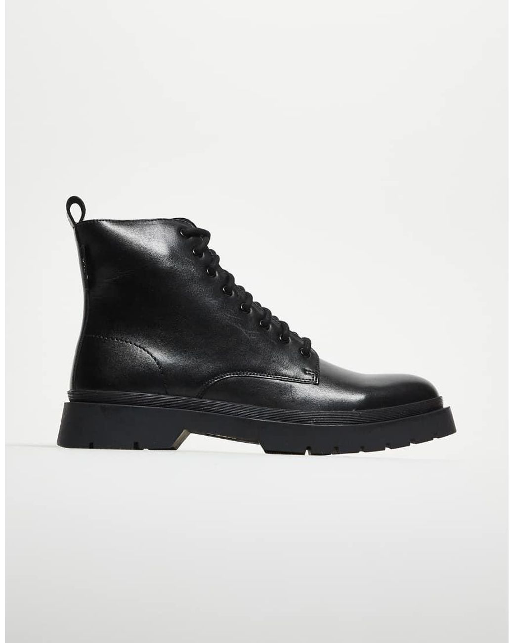 Walk London Black Callum Lace Up Boot for men