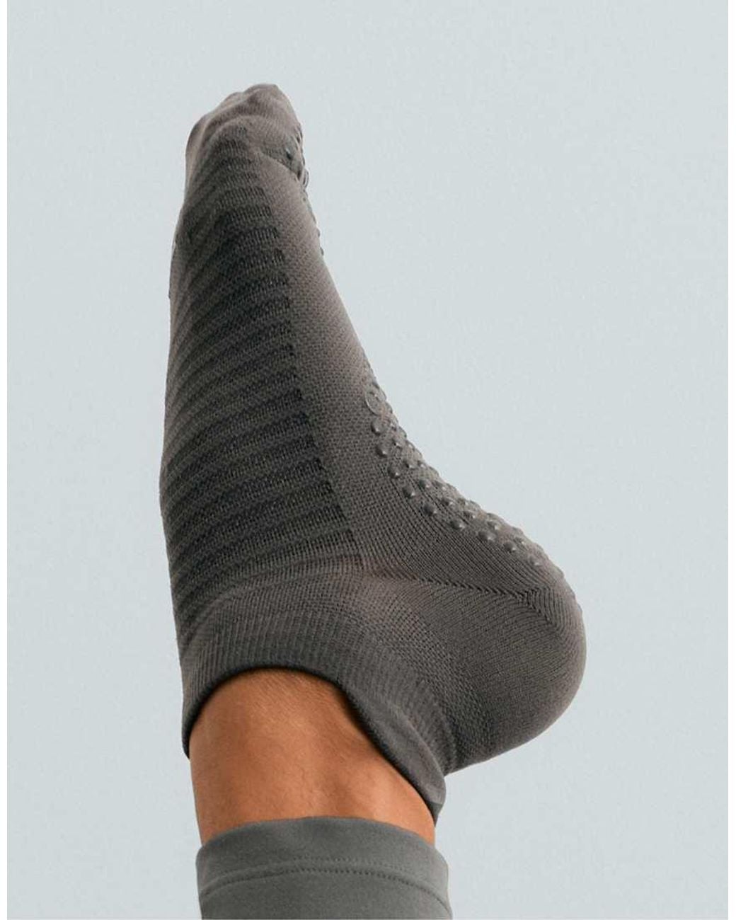 Oysho Blue 2 Pairs Of Polyamide Blend Sneaker Socks For Yoga And Pilates