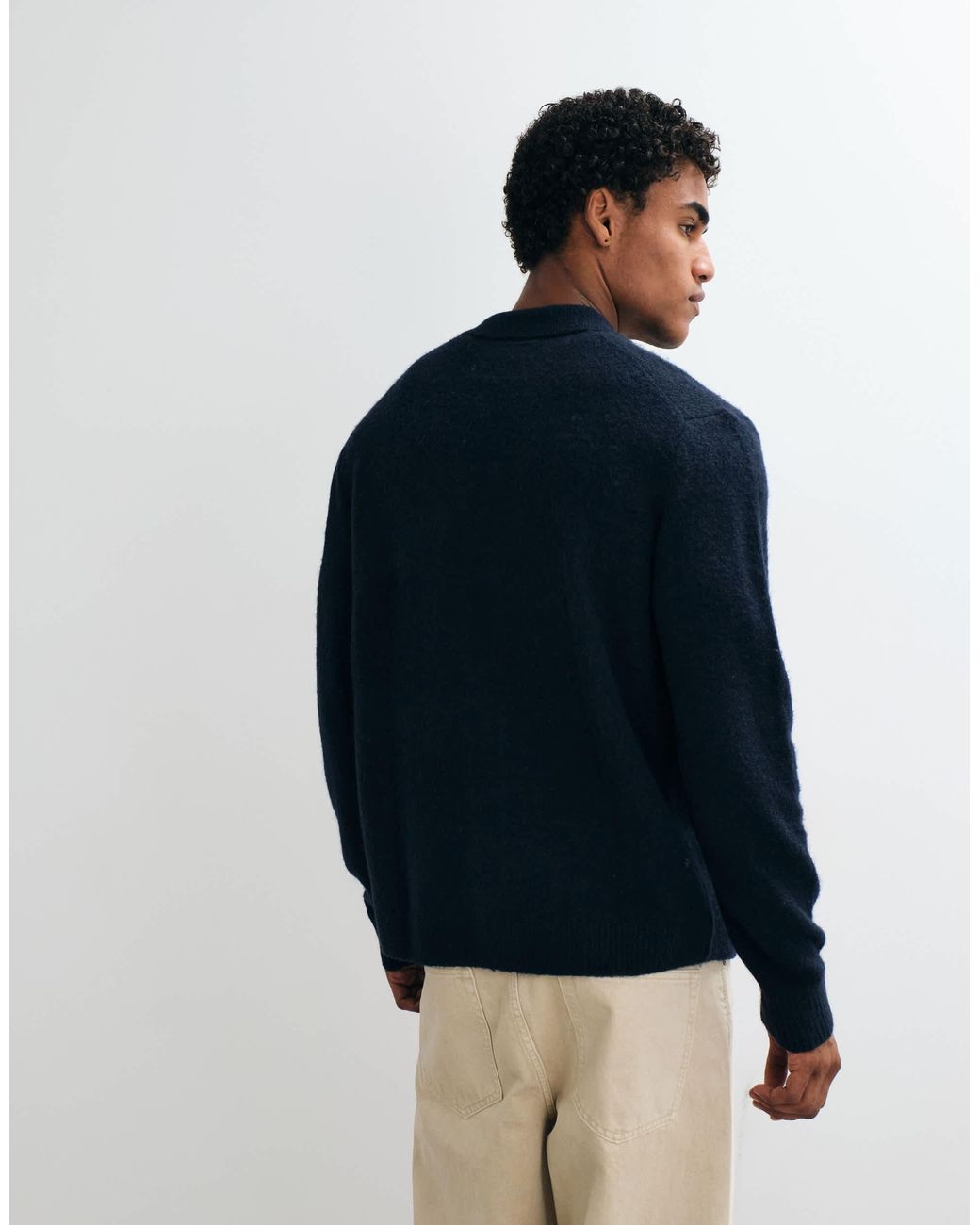 Jack & Jones Blue Button Down Cardigan for men