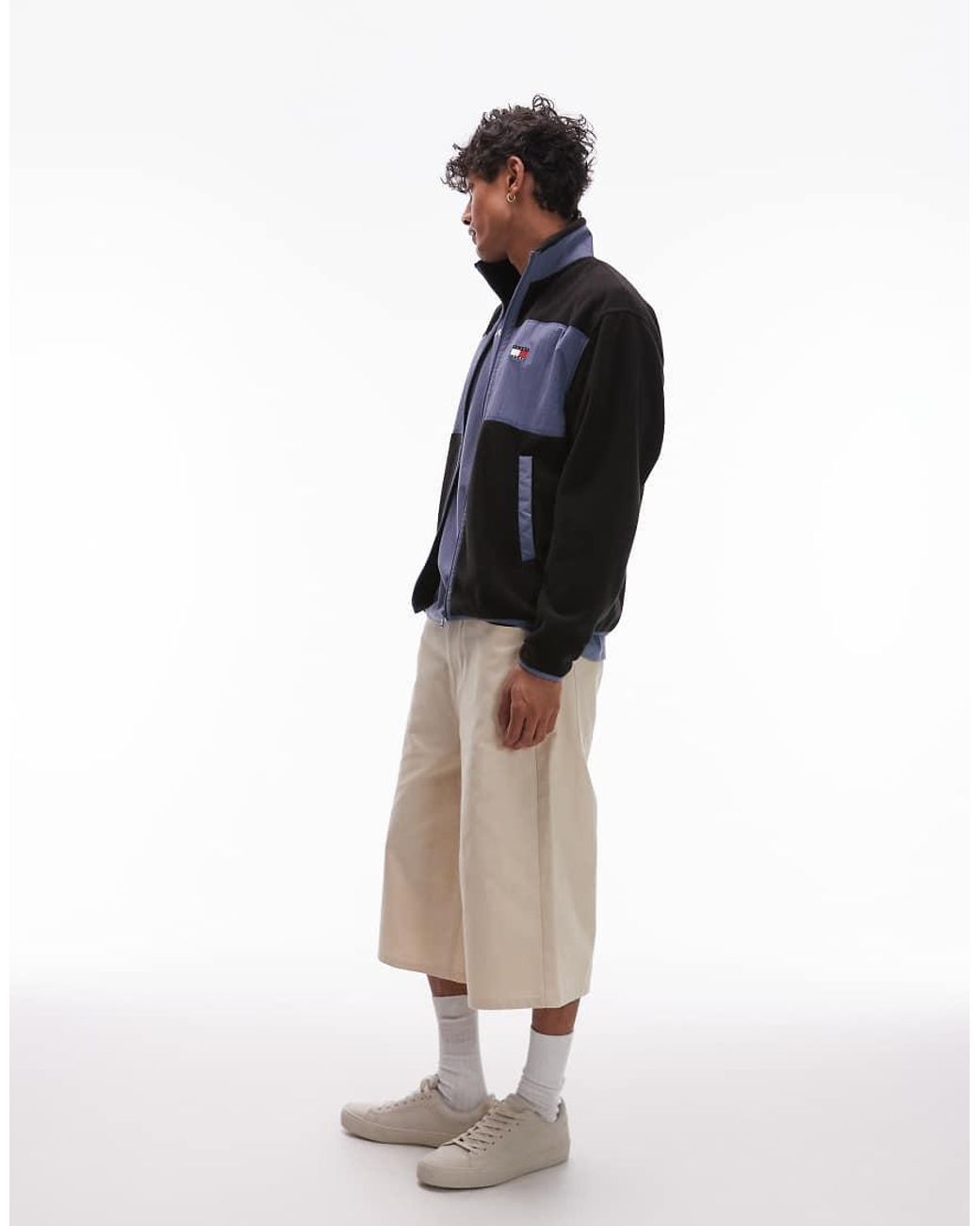 Tommy Hilfiger Blue Panelled Polar Fleece for men