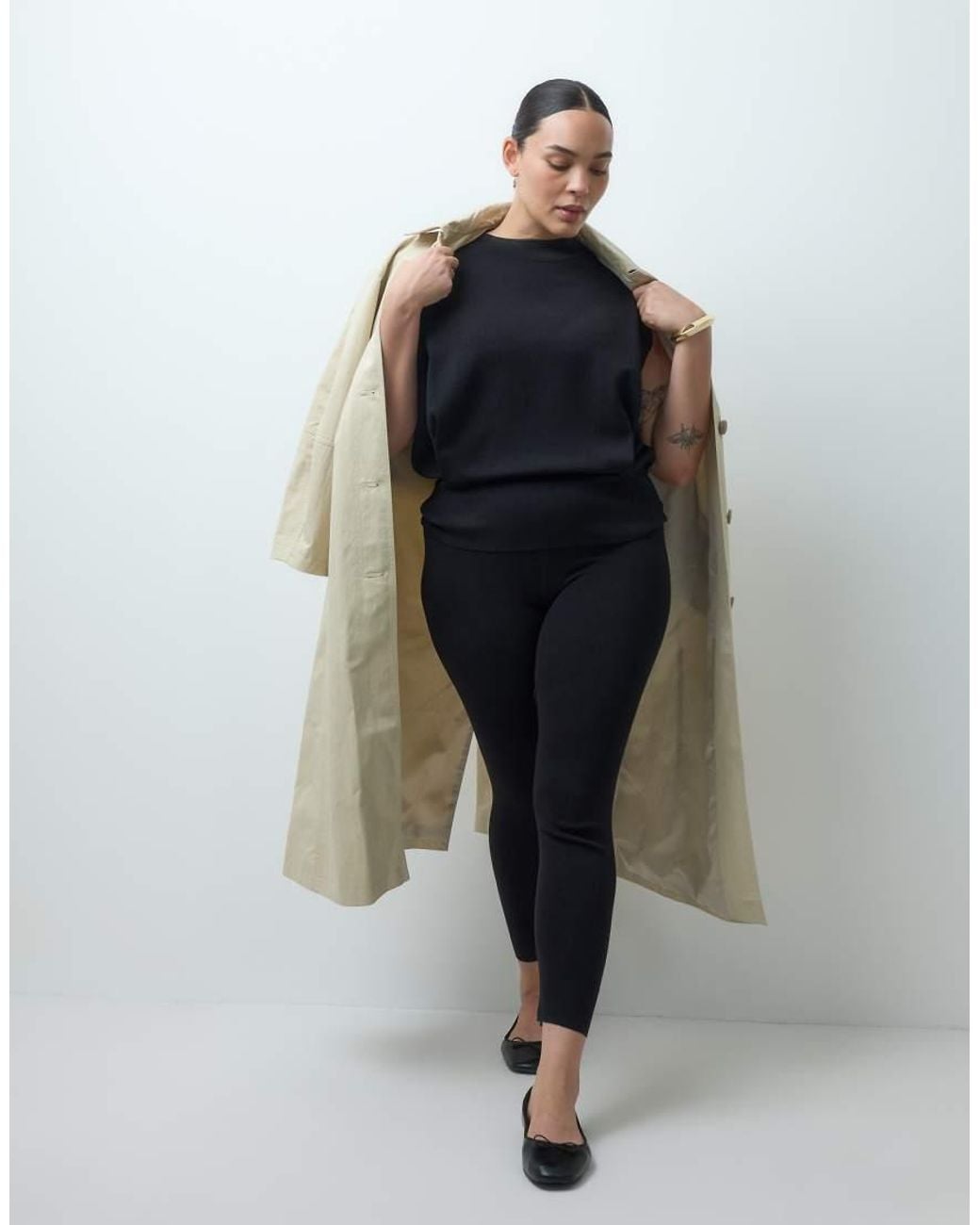 ASOS Blue Asos Design Curve Knitted legging Co-ord