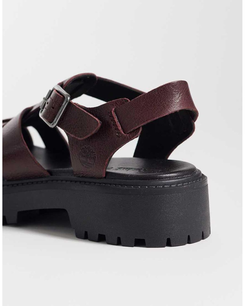 Timberland Brown Stone Street Fisherman Sandals