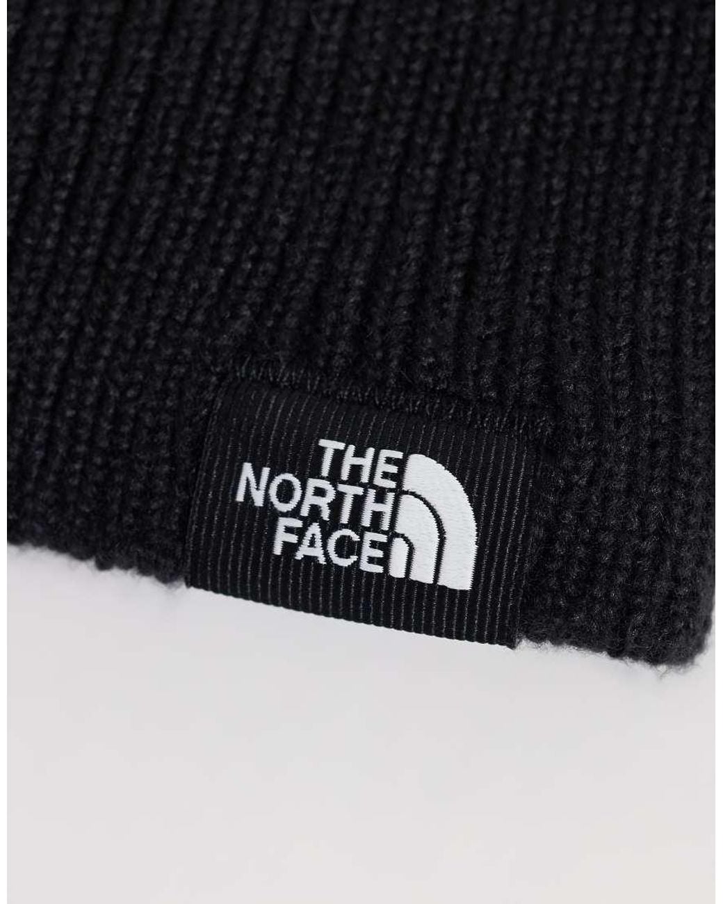 The North Face Blue Logo Box Knit Balaclava