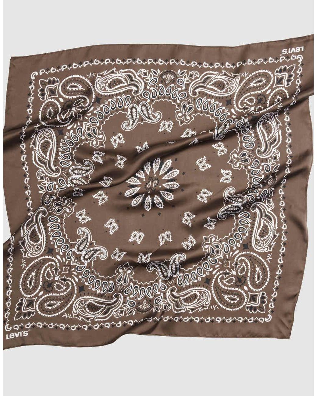 Levi's Black Satin Bandana