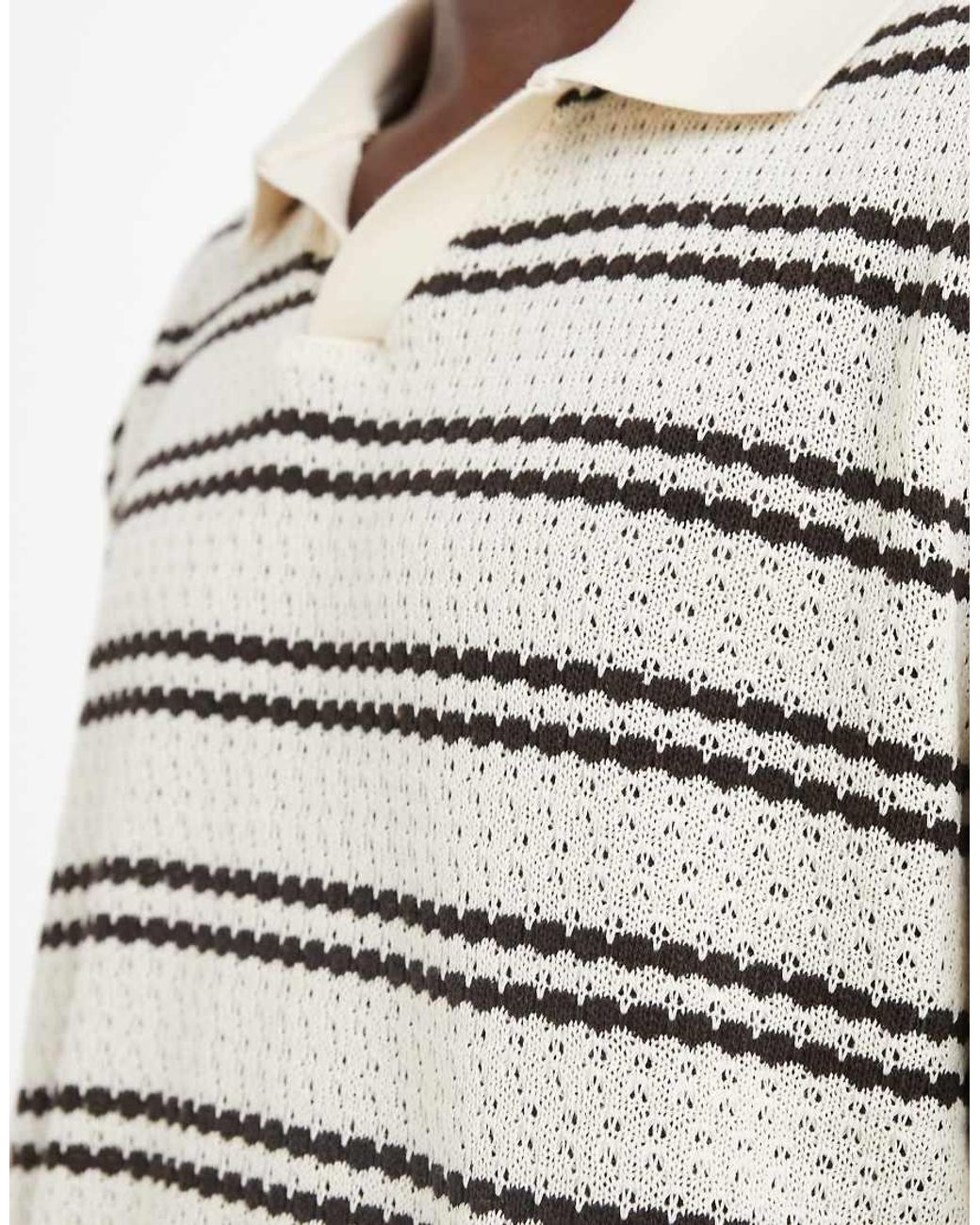 ASOS Multicolor Boxy Oversized Polo for men
