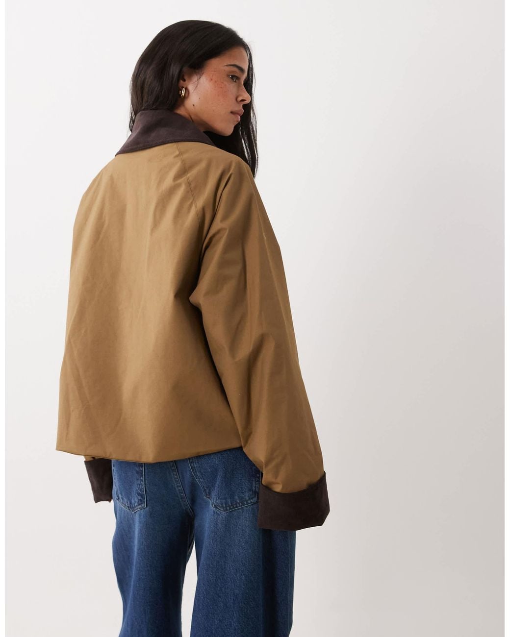 Mango Blue Parka Jacket