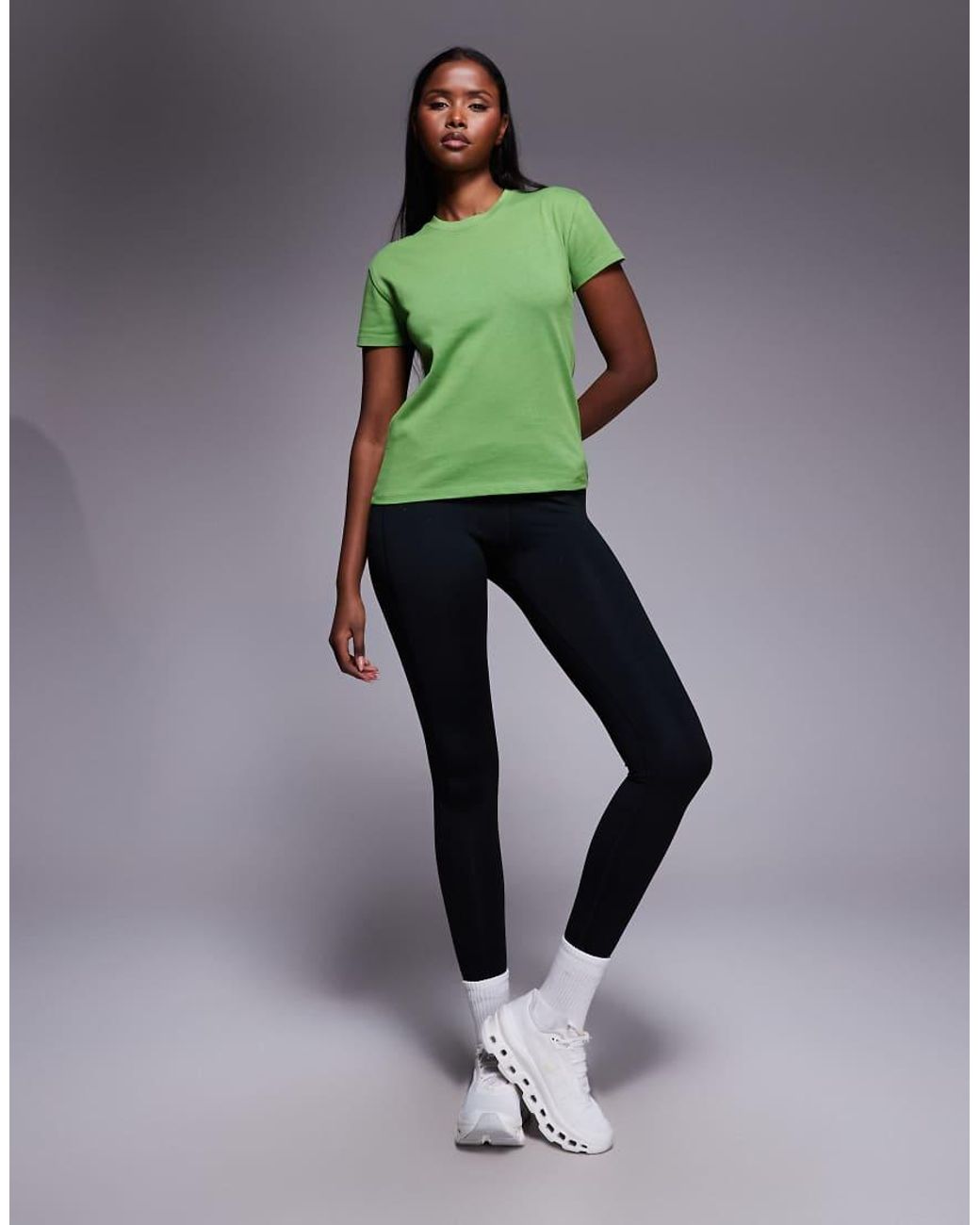 4505 Green Icon Cotton Boxy T-shirt With Quick Dry Finish