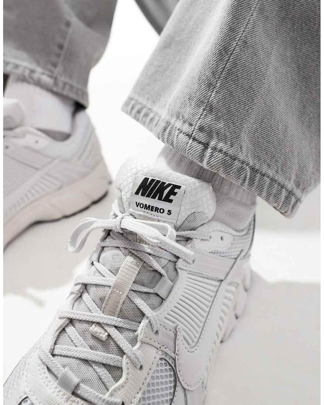 Nike Gray Zoom Vomero 5 Trainers for men