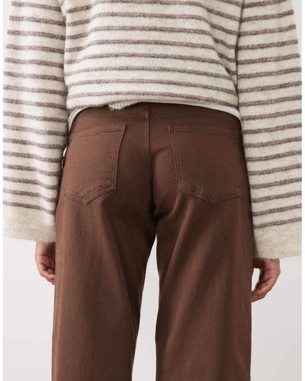 Mama.licious White Mamalicious Maternity Wide Leg Jeans With Soft Over The Bump Band