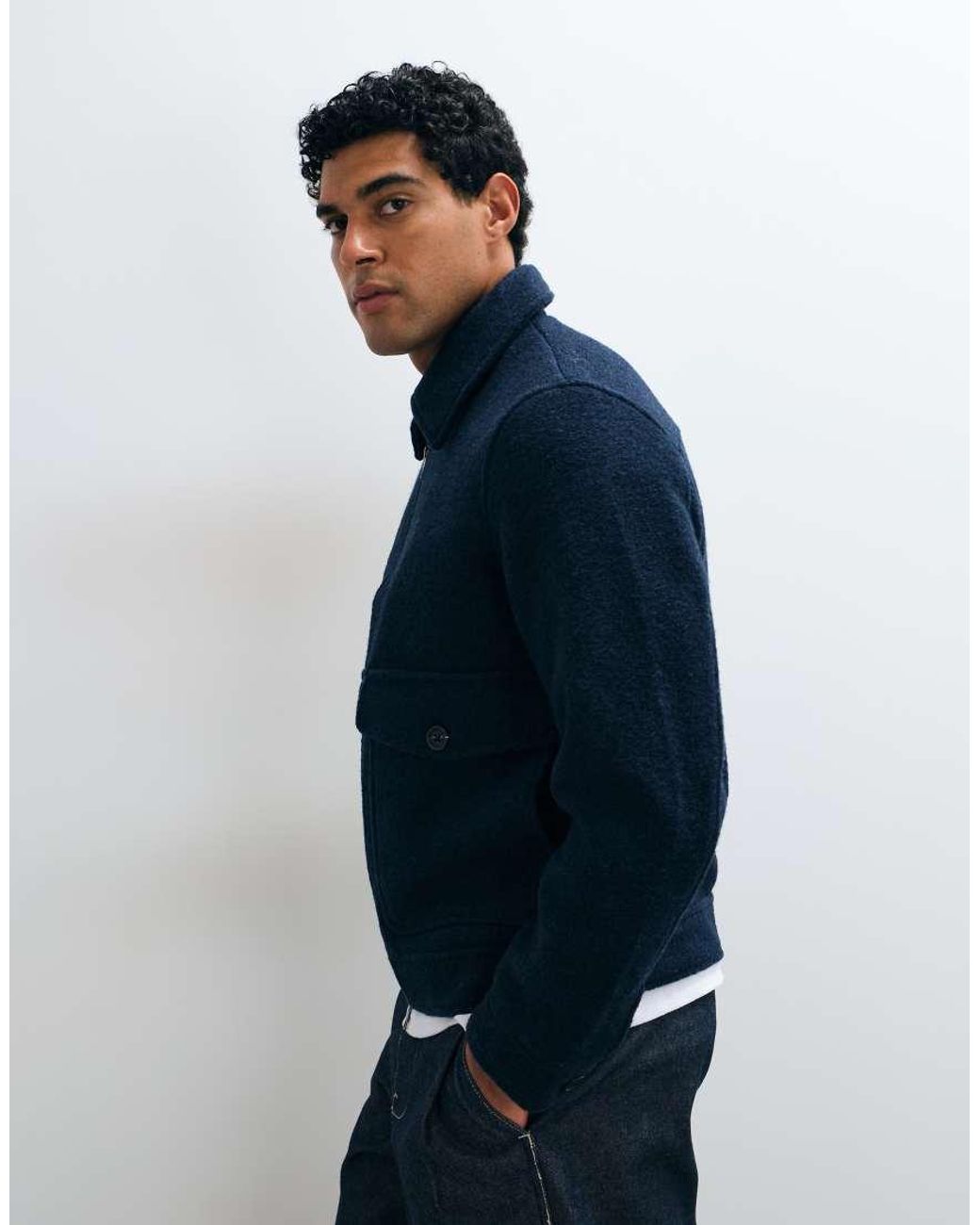 Giacca Bomber di SELECTED in Blue da Uomo