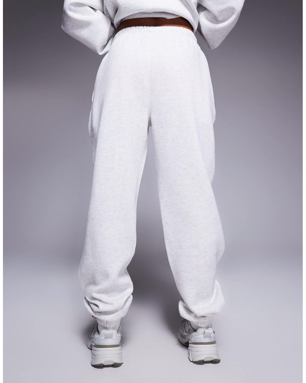 Kaiia Blue Cotton Blend Embroidered Logo Cuffed Trackies