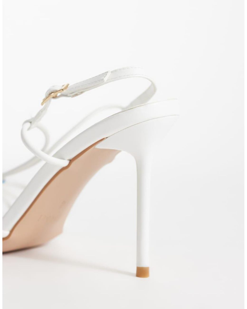 SIMMI White Simmi London Wide Fit Nina Strappy Heeled Sandals