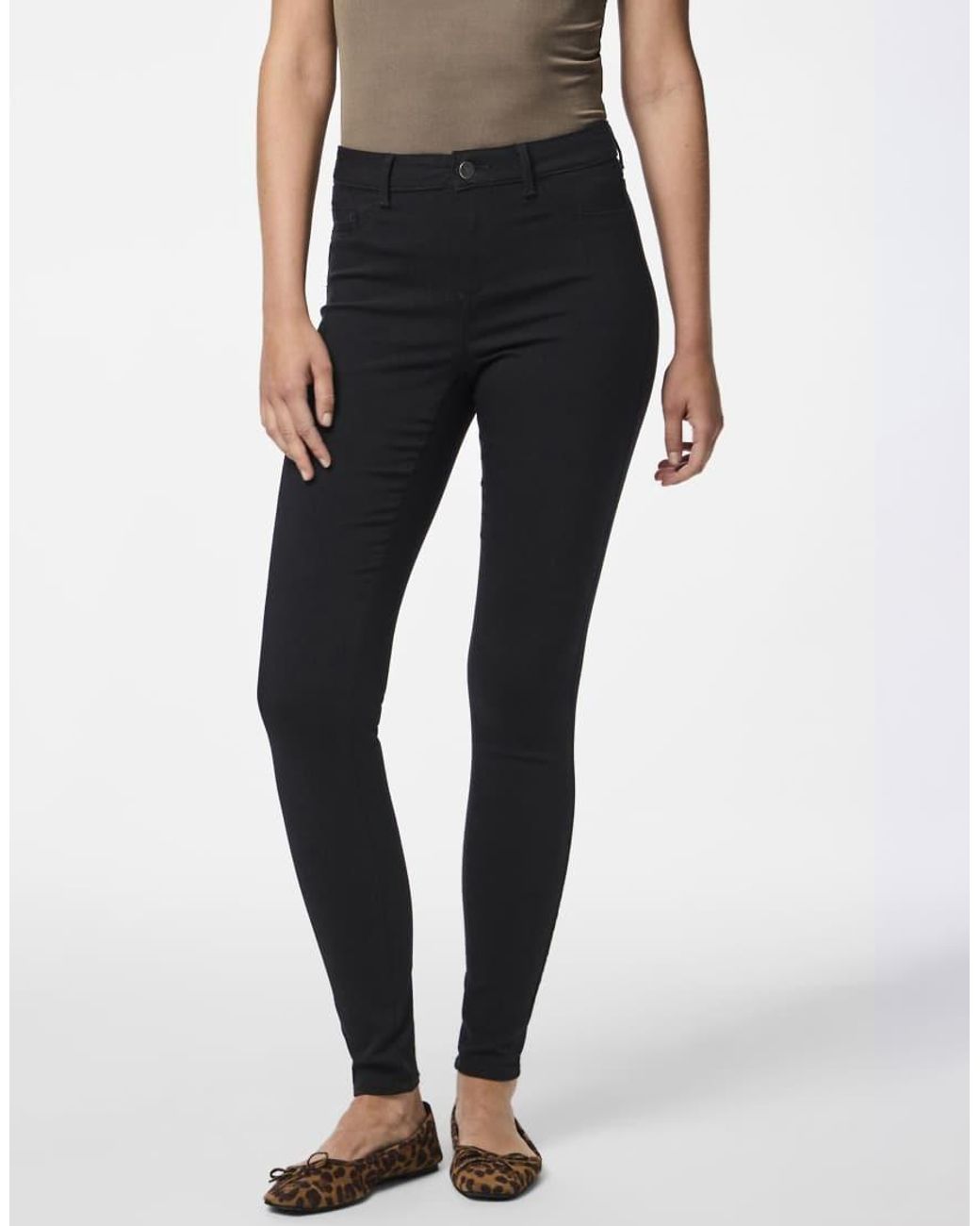 Pieces Black Jeggings