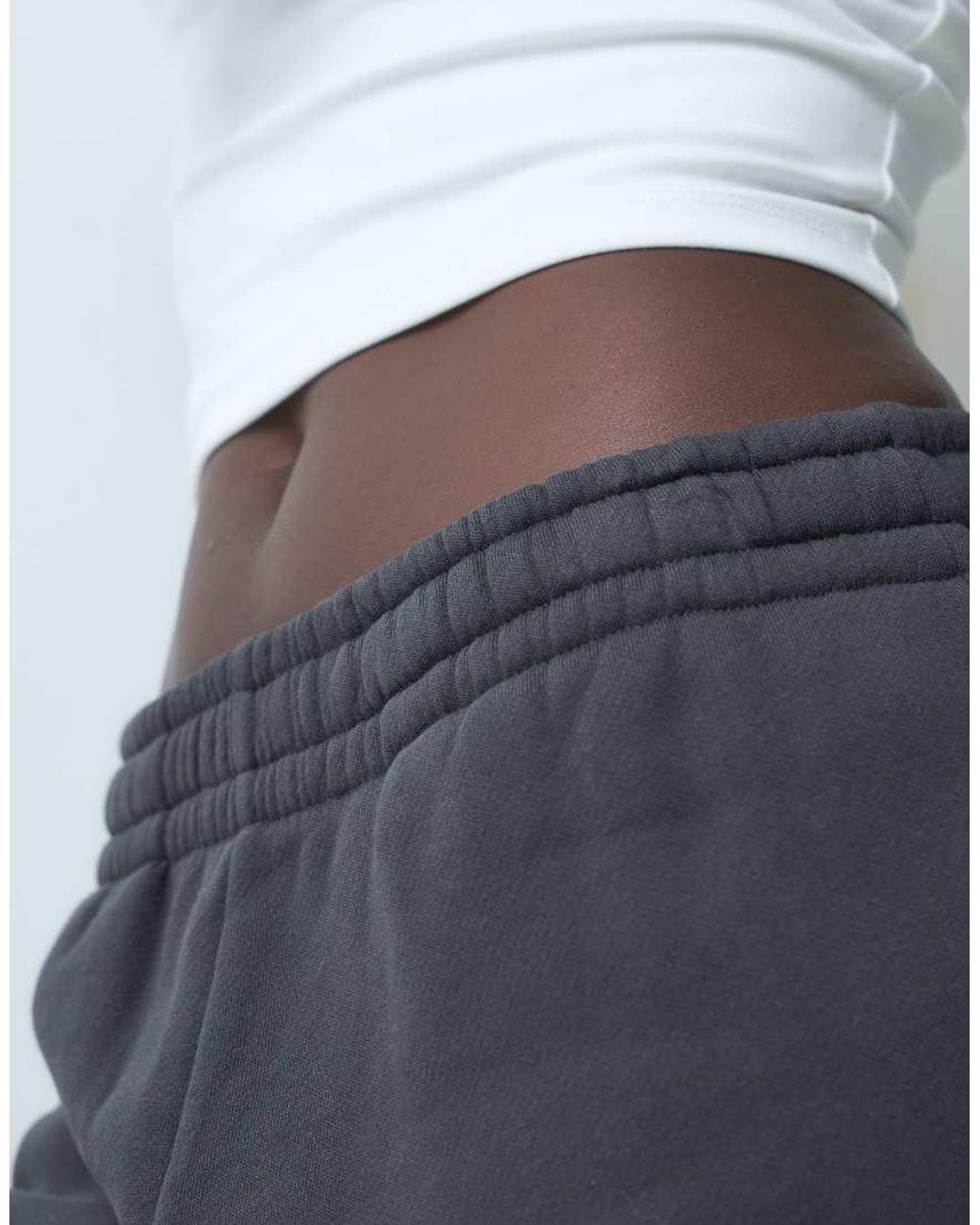 4505 Blue Tall Rest Day 400Gsm Heavyweight Cotton Wide Leg Joggers