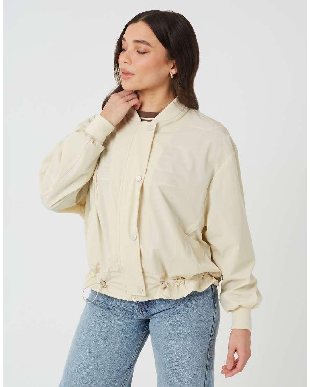 Brave Soul Natural Windbreaker Style Jacket