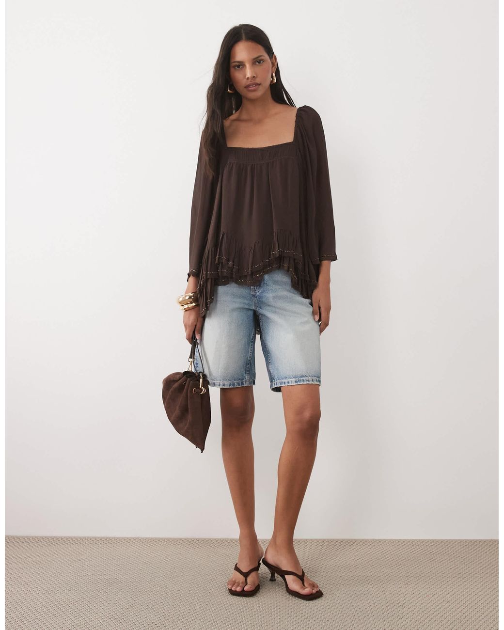 Mango Brown – bluse
