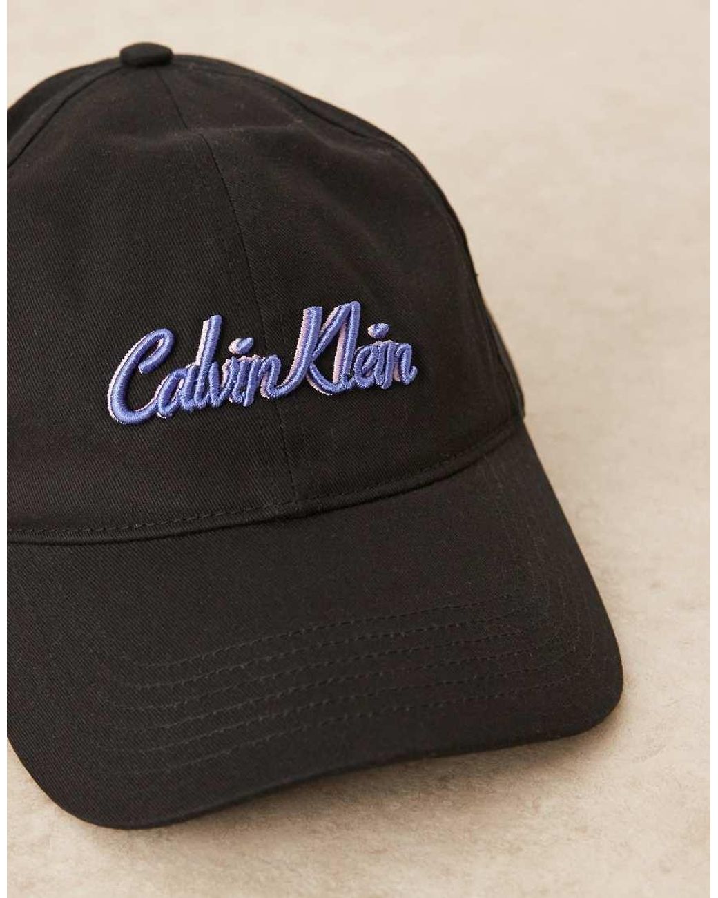 Calvin Klein Blue Script Logo Cap