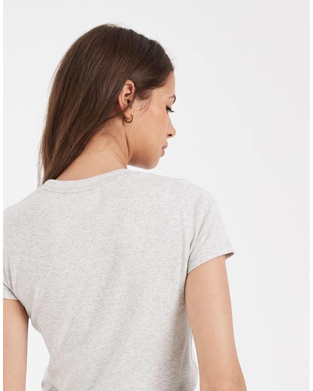 Hollister Blue Ribbed Baby Tee