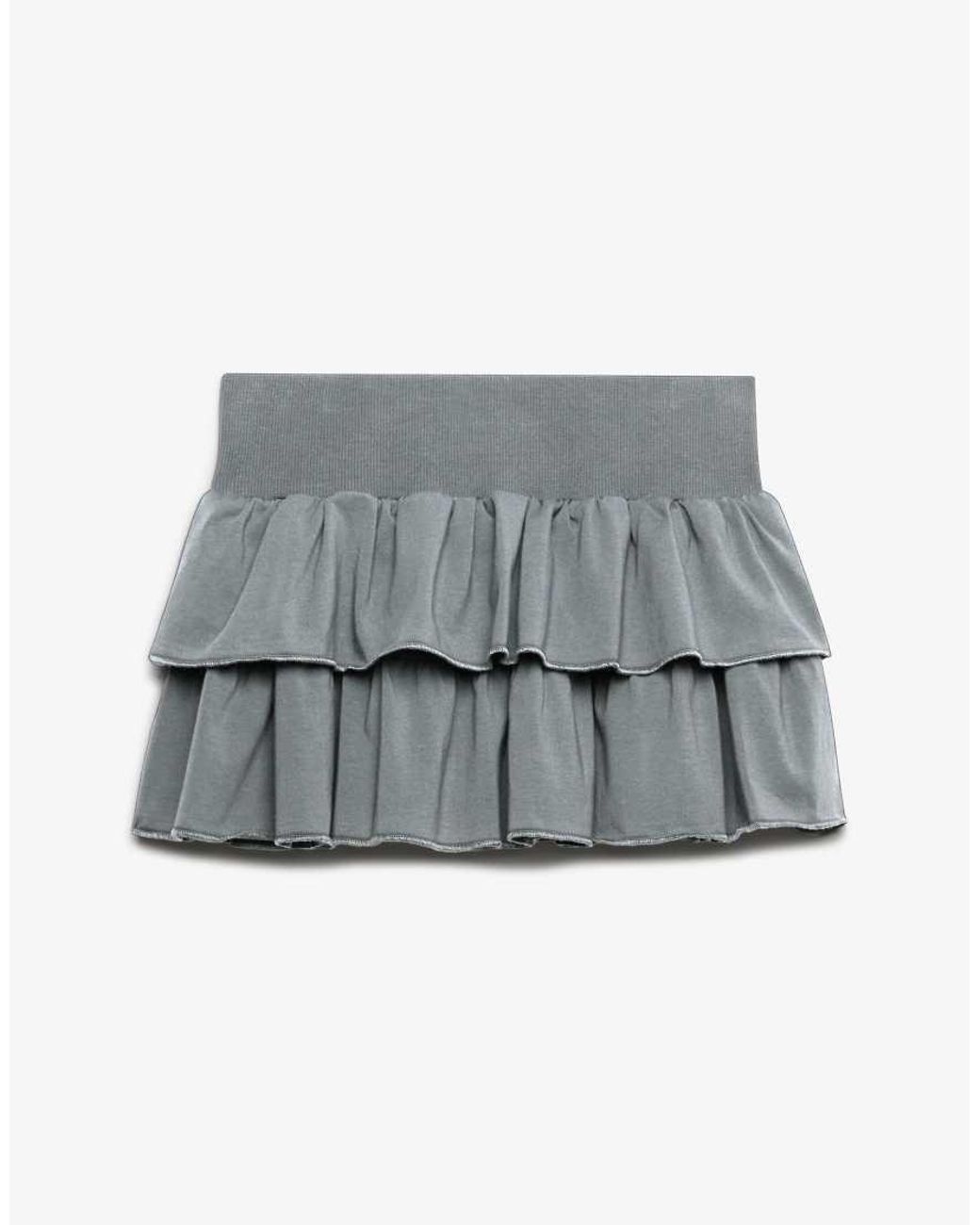 Bench x Superdry & Co Natural Low Rise Tiered Skirt