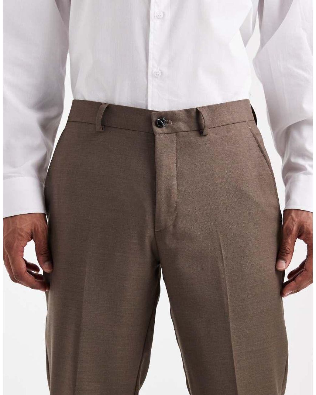 Jack & Jones Natural Premium Co-ord Super Slim Tailored Trousers for men