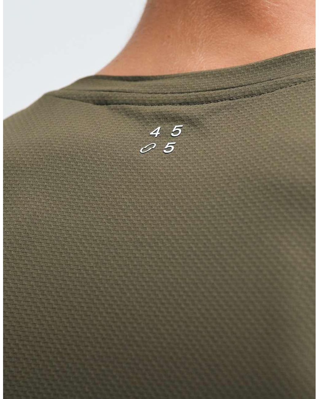 4505 Brown Icon Quick Dry Mesh Training Tank for men