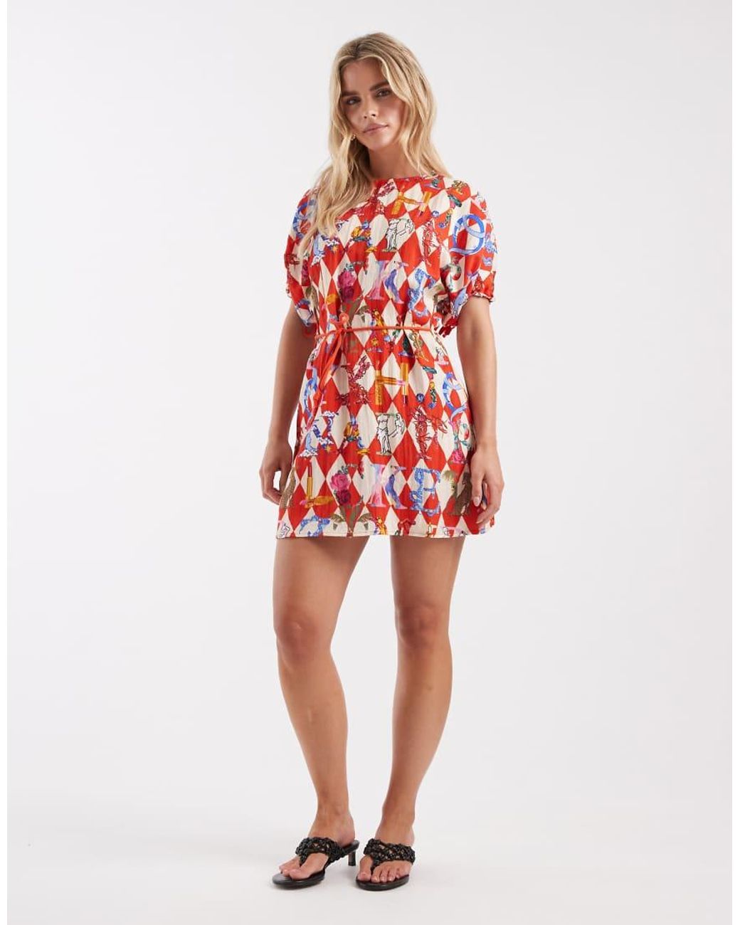 Never Fully Dressed Red Simmi Mini Dress