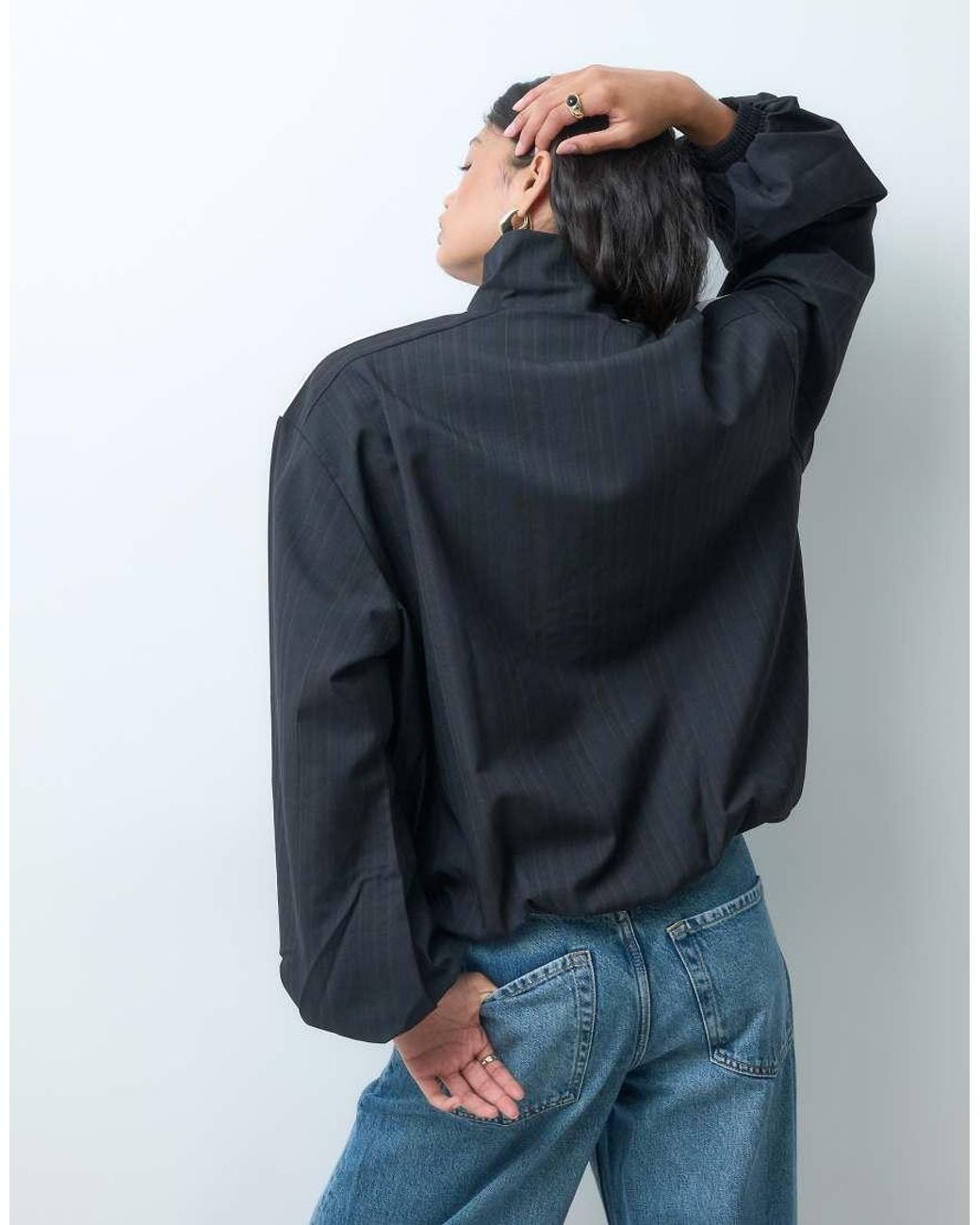 Adidas Originals Blue Firebird Blousy Check Track Top