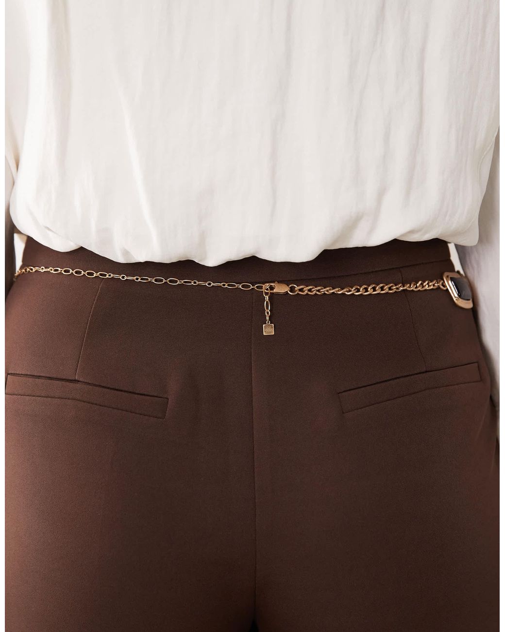 ASOS Natural Gürtel mit harzstein-set