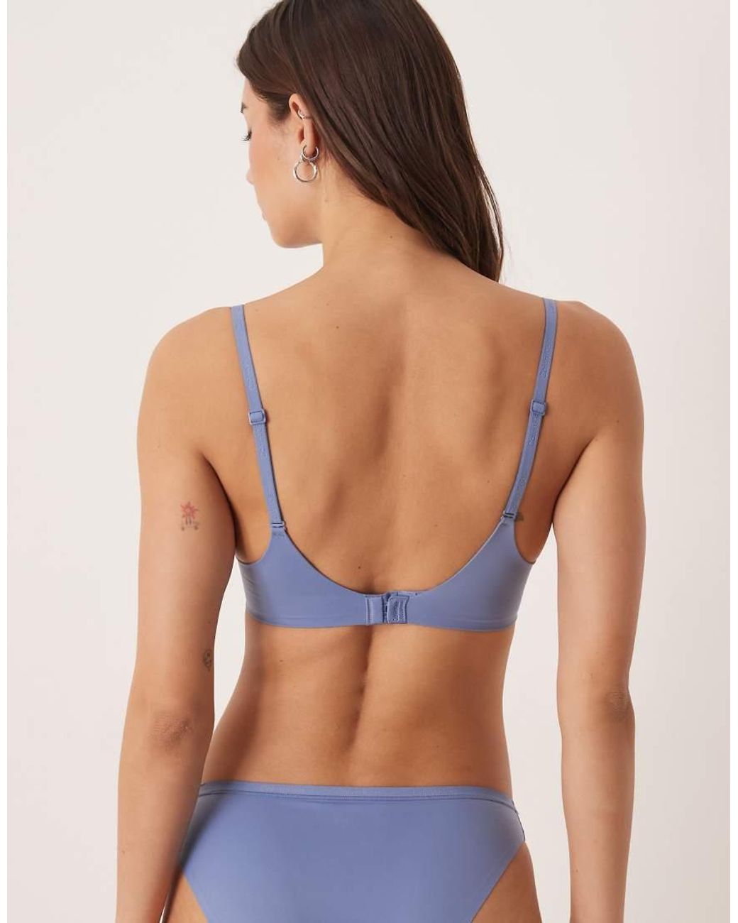 Calvin Klein Blue Perfectly Fit Wire Free Bra