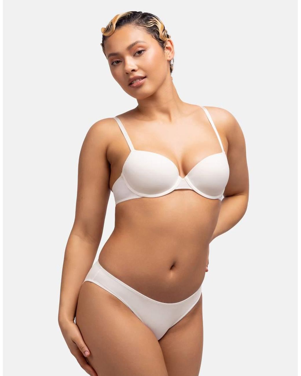 DORINA Multicolor 2-Pack Louise Light Padded Demi/Ivory Bra
