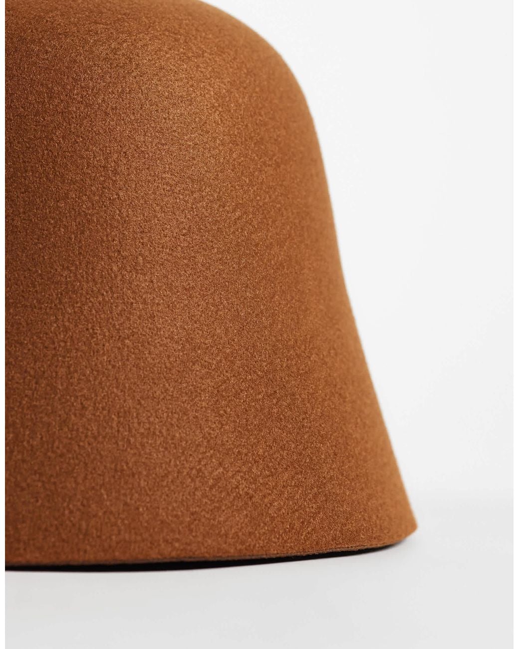 ASOS Brown Felt Bucket Hat