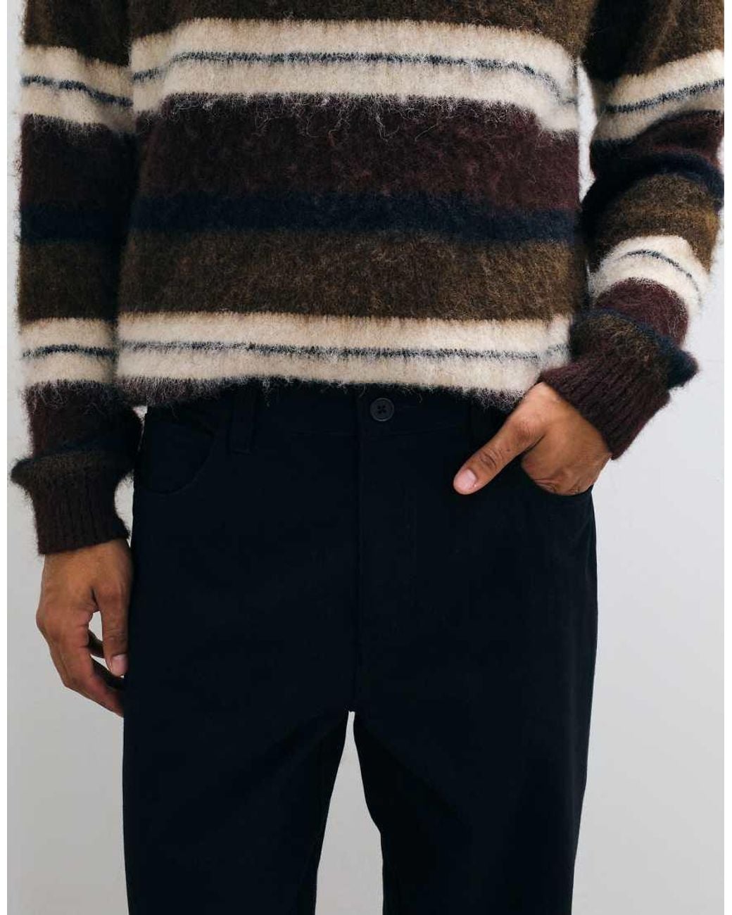 ASOS Black Straight Pant for men
