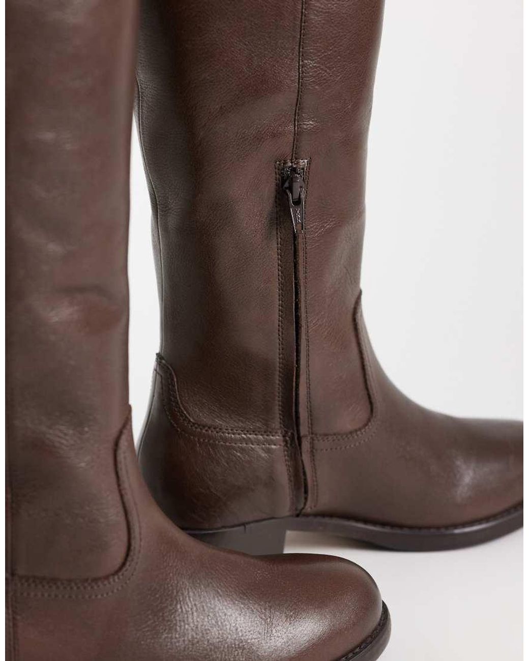 Bronx Brown Rho-deo Knee Boots