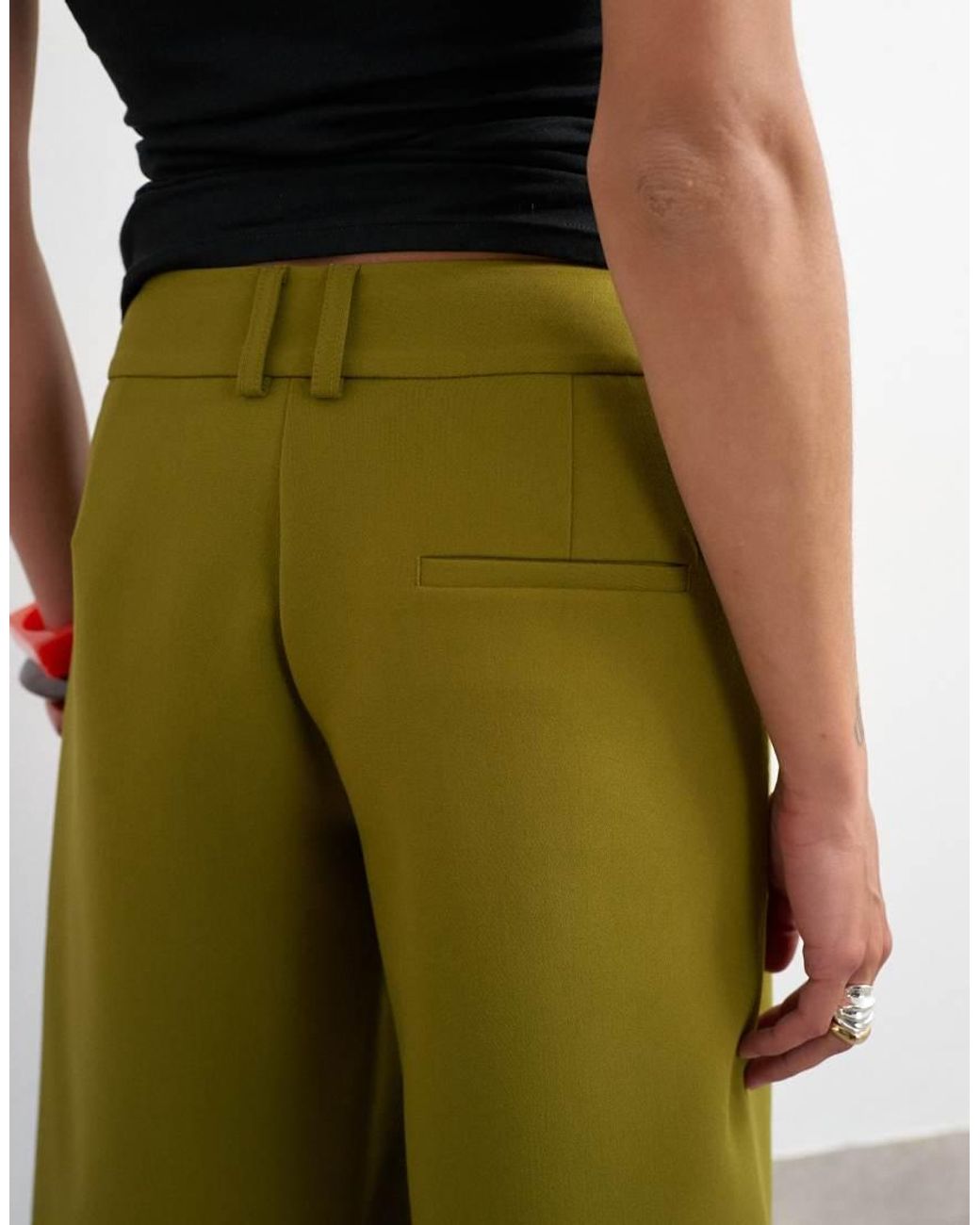 TOPSHOP Green Co Ord Longline Short