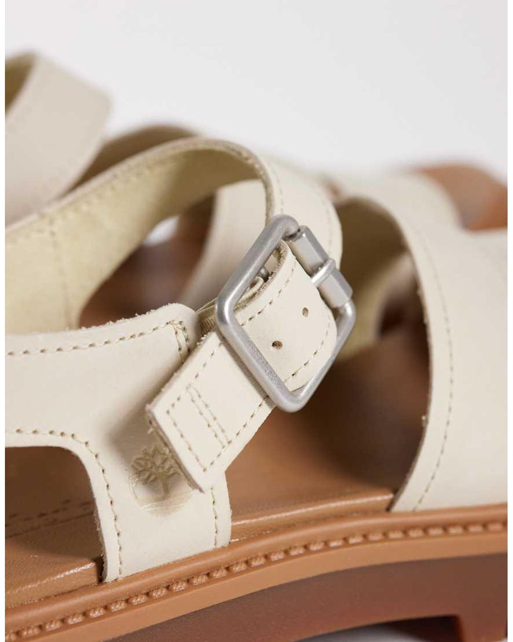 Timberland White Backstrap Sandal