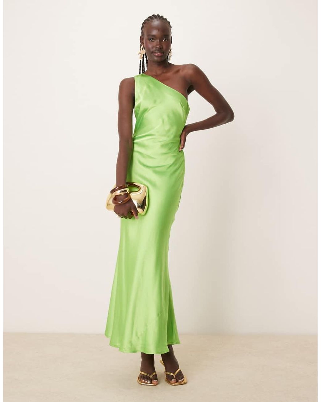 OMNES Green Uma Dress