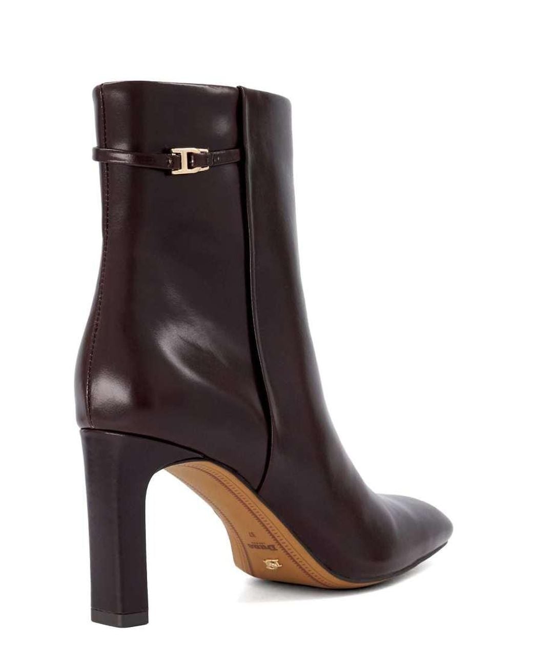 Dune Brown Onora Ankle Boots