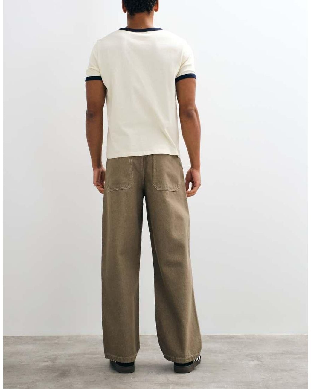 ASOS Natural baggy Jeans for men