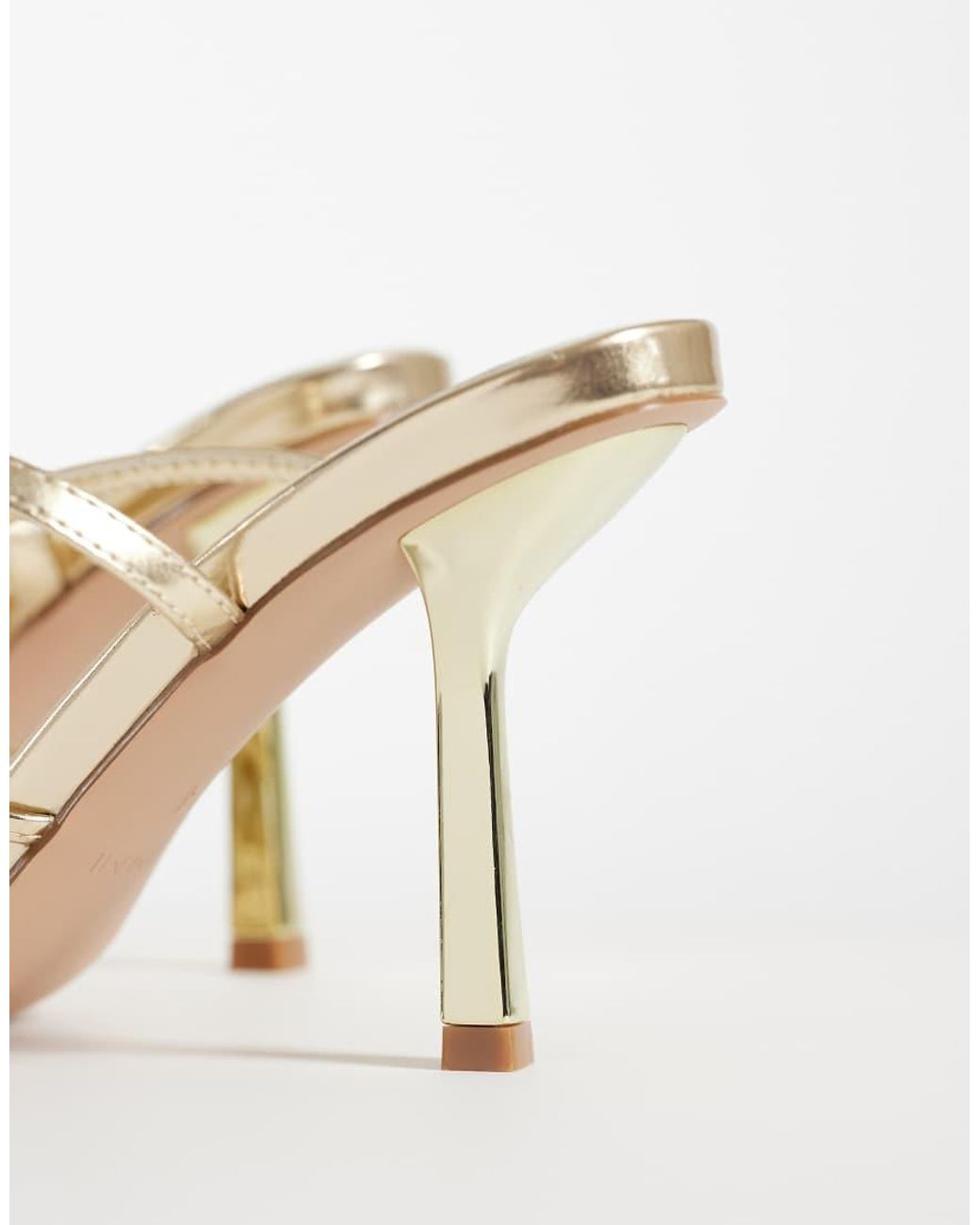 SIMMI Metallic Simmi London Sabrina Strappy Heeled Sandals