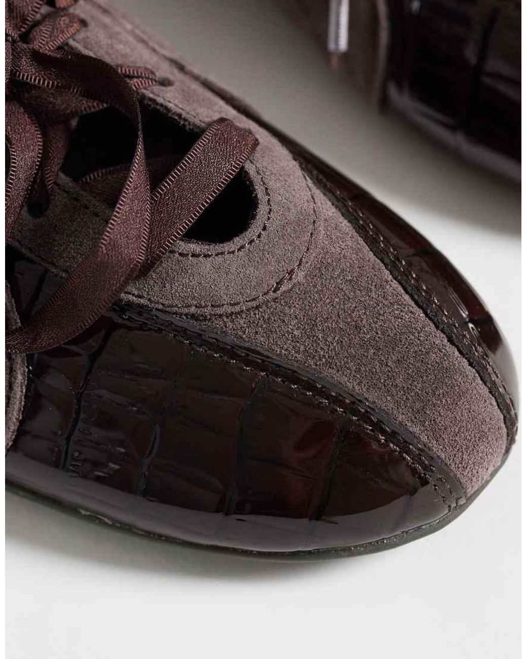 PUMA Brown Speedcat Nova Ballet Flats