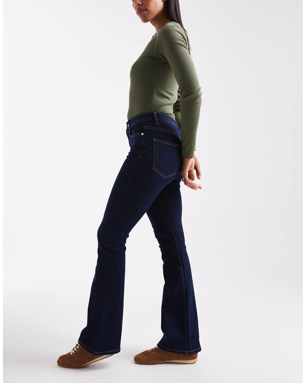 Miss Selfridge Blue Flare Jean