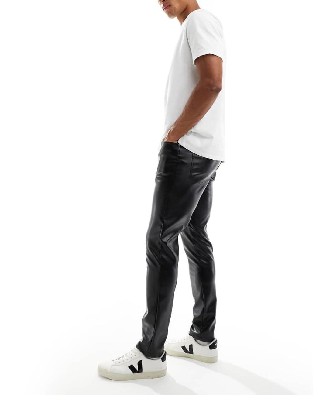 ASOS White Skinny Pants for men