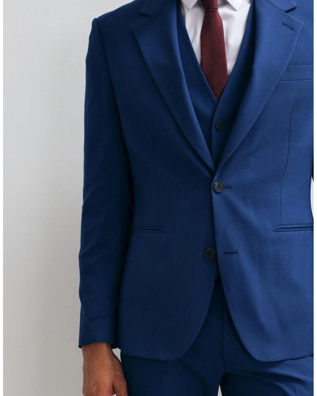 ASOS Blue Slim Suit Blazer for men