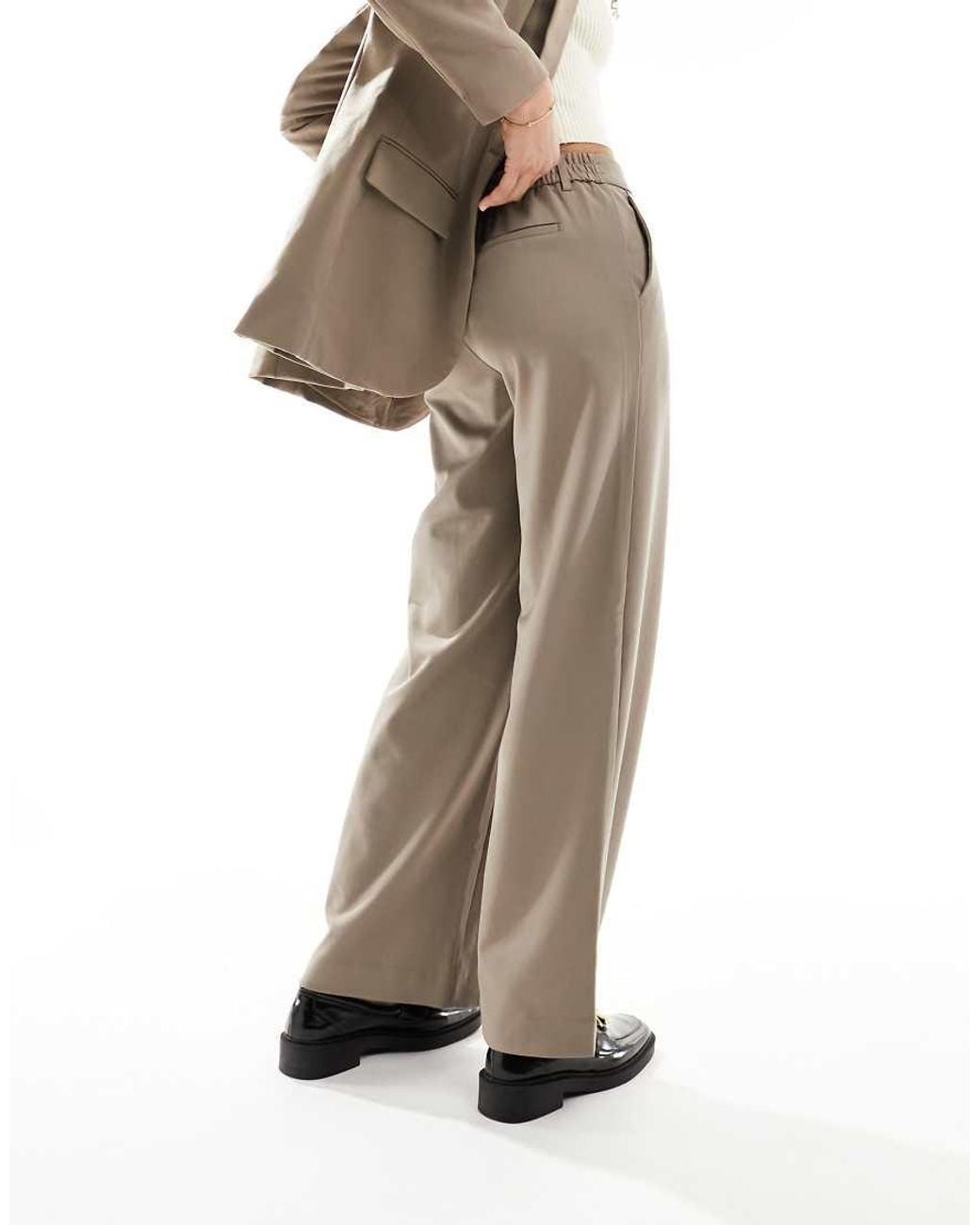 Object White Tailored Wide Leg Trouser Co-Ord