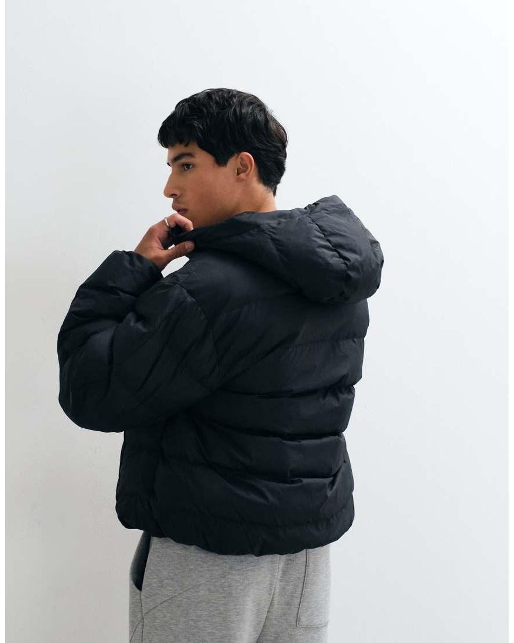 New Balance Blue Boston Puffer Jacket for men